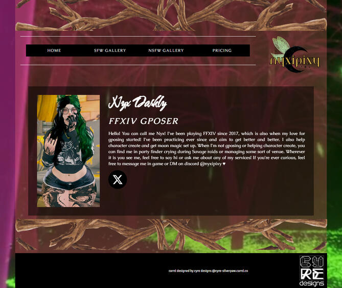 NYXIPIXI - NYX DARKLY Portolio